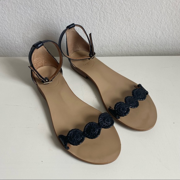 Jack Rogers Daphne Medallion Sandals Flat with Ankle Straps - Picture 2 of 16